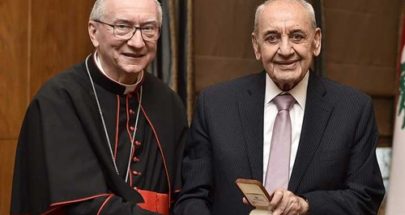 بارولين: بري مسؤول.. وتخلّف قادة مسيحيين عن حوار في الفاتيكان انتحار! image